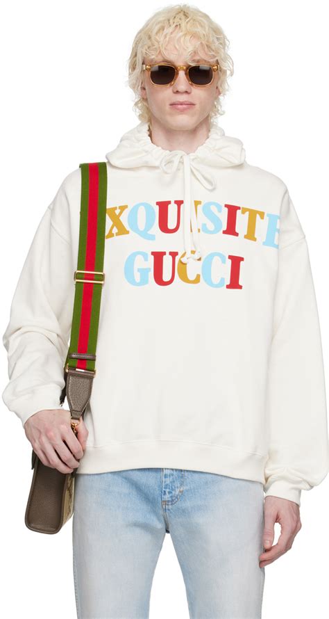 gucci hoodies white|original Gucci hoodie.